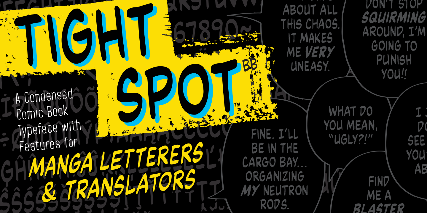 Tight Spot BB Font preview